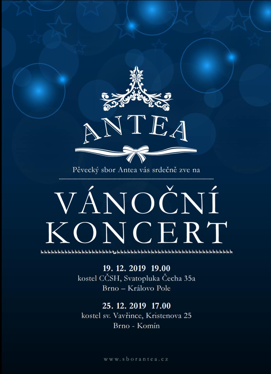 Vánoční koncert ANTEA