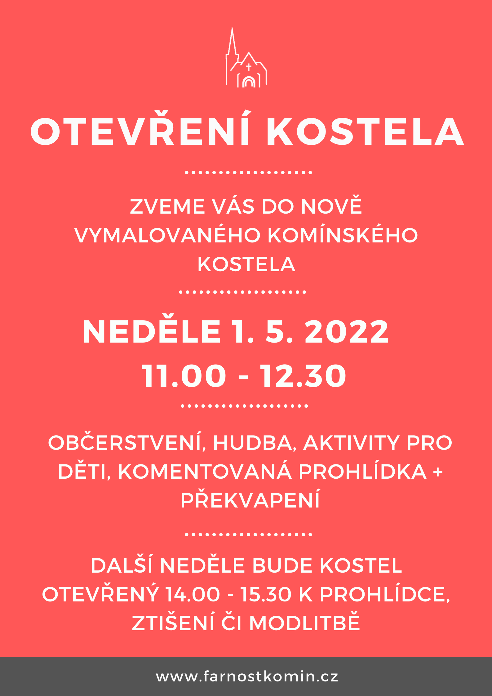 Otevření kostela