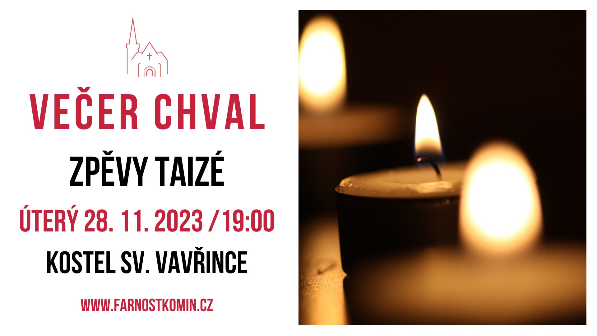 Večer chval - Zpěvy Taizé